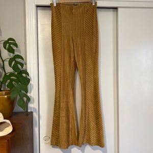 Free People velvet slim flares small